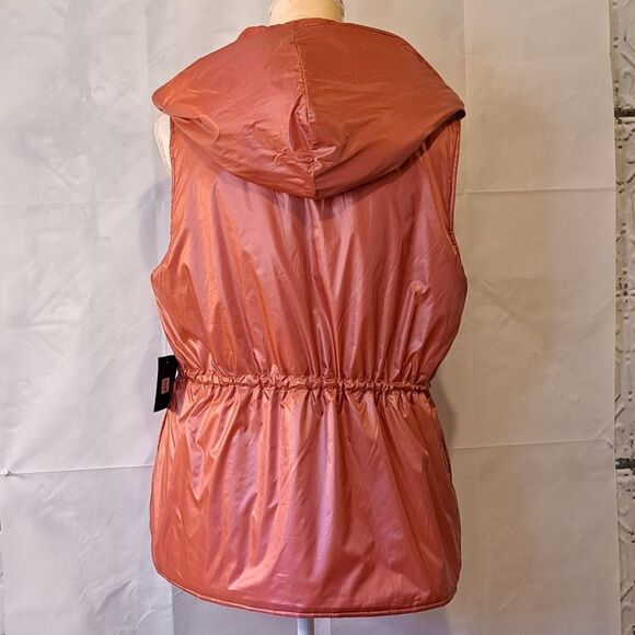 MARC NEW YORK ANDREW MARK FADED ROSE Y2K VEST HOODIE NEW SZ M - Picture 8 of 13